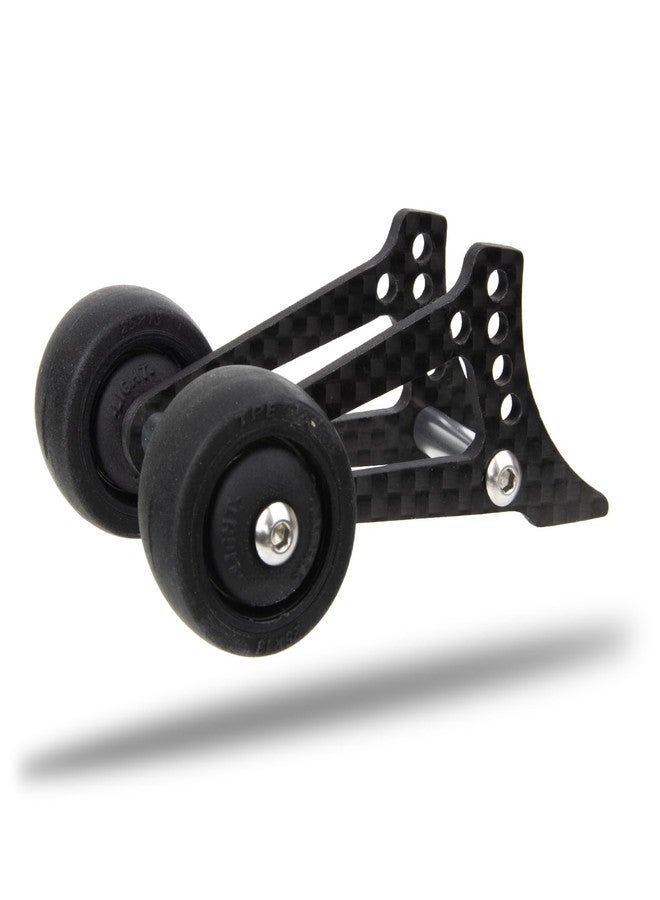 TOOMOD CW-01 Carbon Fiber Adjustable Head Up Double Wheelie Bar Kit for Tamiya RC Car Lunch Box Grsshopper Hornet Midnight Pumpkin Chassis Upgrades Parts - Image 1